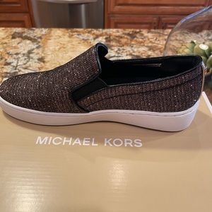 Michael Kors Bronze Keaton SlipOns